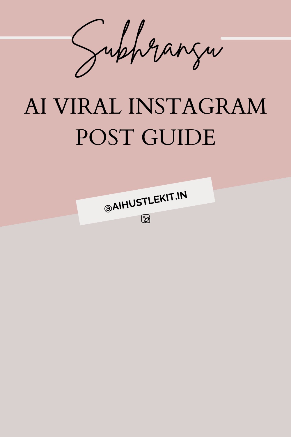 Canva AI Viral Instagram Post Guide - AI Hustles in India