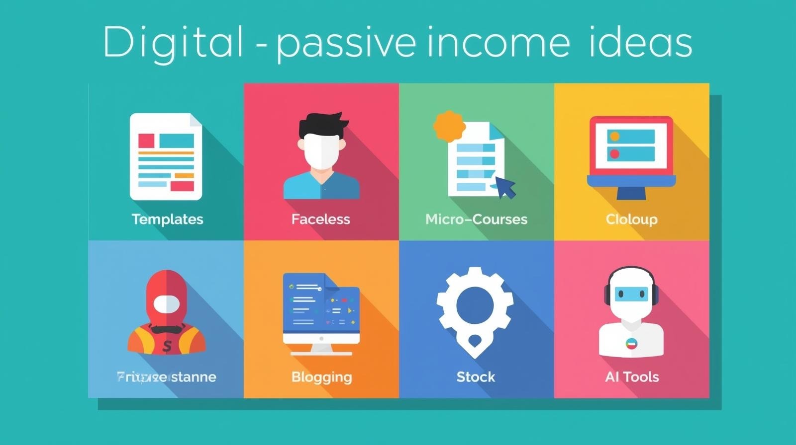 passive income ideas using free AI tools in India 2025 – beginners creating digital income streams